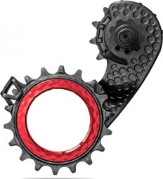 AbsoluteBlack Hollowcage Screed for Shimano Ultegra 8150 12 S Red