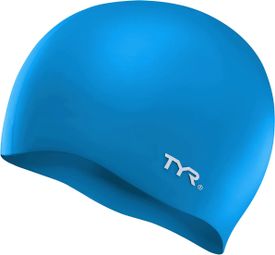 Tyr Silicon Cap No Wrinkle Blue Swim Cap