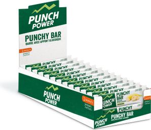 Présentoir de 40 barres punchy bar Punch Power banane – 30g
