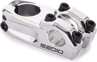 Radio Bikes Xenon Pro 22.2mm Silver BMX Top Load Stem