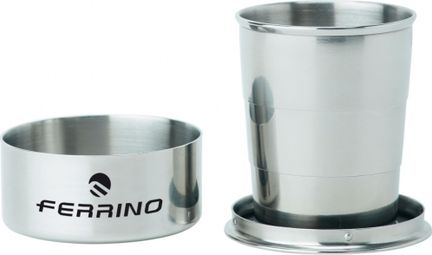 Mug Ferrino Stainless Steel Foldable Tumbler Gray