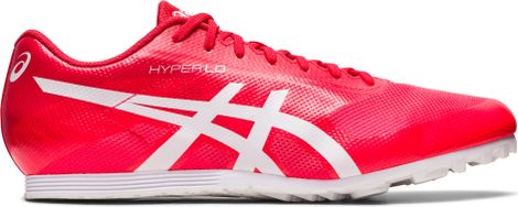 Chaussures Athlétisme Asics Hyper LD 6 Rouge Blanc Unisexe