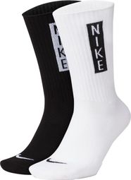 Nike Heritage Pairs of socks (x2) White / Black
