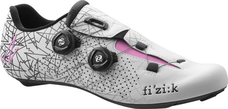 Chaussures Route Fizik R1B Climb Edition Giro d'Italia Blanc Rose