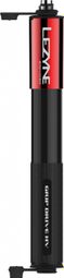 Lezyne Grip Drive HV S Hand Pump (Max 90 psi / 6.2 bar) Black / Red