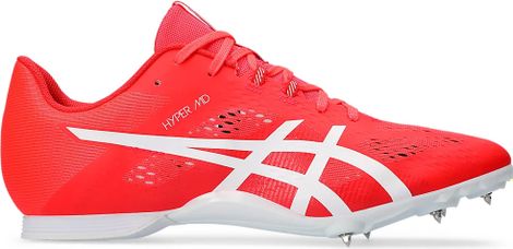 Asics Hyper MD 8 Red White Unisex Track & Field Shoes