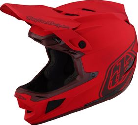 Troy Lee Designs D4 Composite Mips Red Full Face Helmet