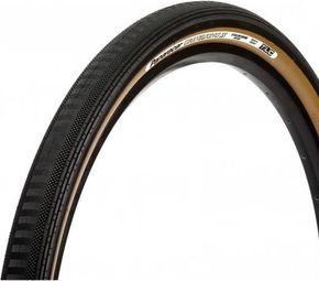 Panaracer GravelKing Semi Slick TLC Gravel Tire 700mm Tubeless Ready Foldable Black / Beige