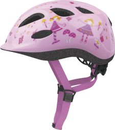 Abus Smiley 2.0 Pink Princess Kids Helmet 