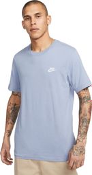 T-shirt manches courtes Nike Sportswear Club Tee Bleu