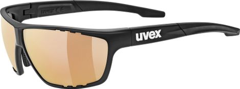 UVEX Sportstyle 706 CV V Sunglasses Matte Black / Red