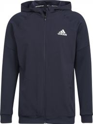 Sweatshirt d'entraînement à capuche entièrement zippé adidas