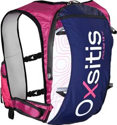 Bolsa de hidratación Oxsitis Pulse 12 Ultra Mujer Azul Rosa