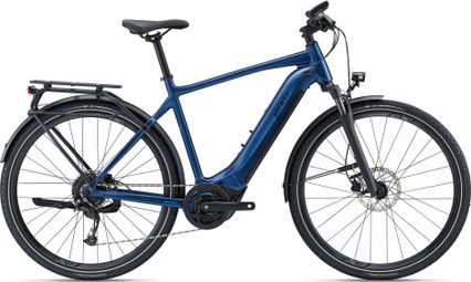 Bicicleta eléctrica de montaña Giant Explore E+ 2D GTS Shimano Alivio 9V 500 Wh Azul marino metalizado