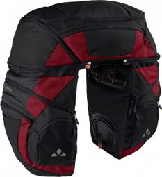 Vaude Karakorum Pro triple luggage carrier bag Black / Carmine