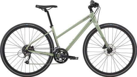 Bicicletta da fitness Cannondale Quick 3 Remixte da donna Shimano Acera / Altus 9S 700 mm Agave Green