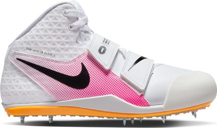 Nike Zoom Javelin Elite 3 White Pink Orange Unisex Track & Field Shoe