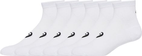 Asics Quarter Socks x6 White Unisex