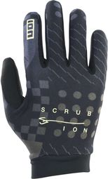 ION Bike Scrub Gloves Unisex Black Gold