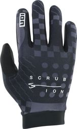 ION Bike Scrub Gloves Unisex Black Grey