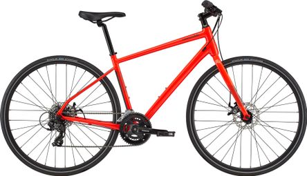 Cannondale Quick 5 Fitness Bike Shimano Tourney 7S 700 mm Acid Red