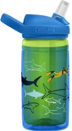 Eddy+ 400ml Shark Blue / Green Kids bottle