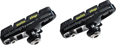 SwissStop Full FlashPro Black Prince x2 Rim Brake Pads Carbon Wheels For Shimano / Sram