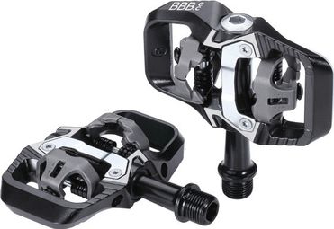 BBB TrailMount Automatic Pedals with Cages Matte Black