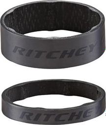 Ritchey 1-1/8' Carbon Headset Spacers Kit (x2) Matte Black
