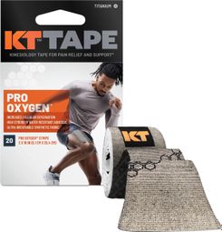 Pre-cut KT TAPE Tape Pro Oxygen Titanium 20 strips