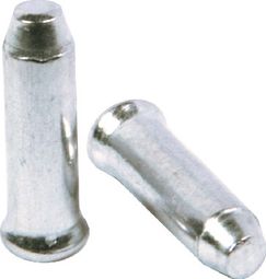 Elvedes Cable End Caps for Derailleur 2.3mm Silver (10pcs)