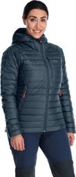 RAB Microlight Alpine Women's Long Jacket Blauw