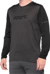 Ridecamp 100% Long Sleeve Jersey Black / Gray