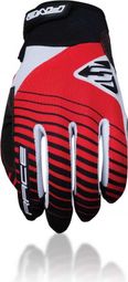 Pair of Children's Long Gloves Five Race Red / Black