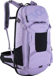 Rucksack mit Rückenprotektor Evoc FR Trail E-Ride 20L Violett