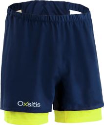 Oxsitis Origin 2-in-1 Shorts Black Yellow