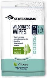 Lingettes lavantes Sea to Summit Wilderness Wipes Taille M (lot de 12)