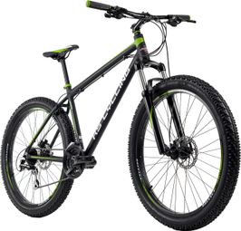 VTT semi-rigide 27 5'' Plus Xceed noir-vert TC 46 cm KS Cycling