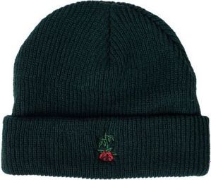 Subrosa Rose Embroderie Beanie Heather Grey