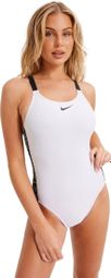 Nike Swim Fastback 1-Piece Swimsuit White