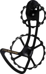 CyclingCeramic Oversize Derailleur Cage 14/19T for Shimano Ultegra R8000/Ultegra Di2 R8050 (GS Version/Medium Cage) 11S Derailleur Black