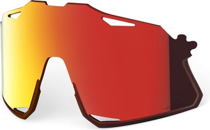 Spare lens for 100% Hypercraft goggles - HiPer Mirror Red