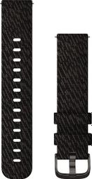 Garmin 20 mm Nylon-Schnellverschlussbänder Black Pepper Woven