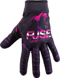 Fuse Chroma Night Panther Long Gloves Black / Pink / Purple
