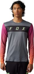 Fox Flexair Arcadia Long Sleeve Jersey Grey