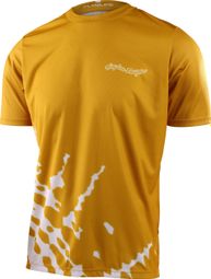 Troy Lee Designs Flowline Yellow Short Sleeve Jersey