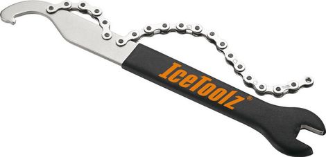 ICE TOOLZ 34S4 Chain Whip/15 mm Pedal Wrench/Freewheel Tool