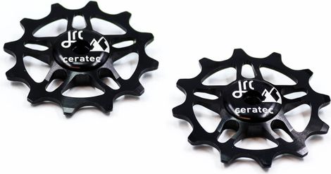 JRC Components Jockey Wheels 12T for SRAM Force / Red AXS Black