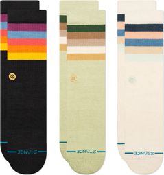 Stance Maliboo Crew Socks Multi (Confezione da 3 paia)