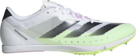 adidas Performance Distancestar White Green Pink Unisex Track & Field Shoes